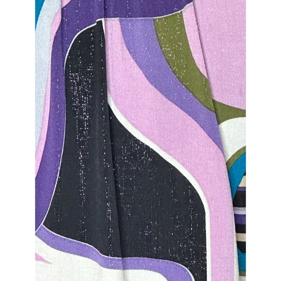 INC International Concepts Top Womens Size Medium Retro Print Flowy Sleeves - Picture 10 of 15